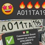 Красивый гос номер А011ТА 196