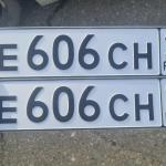 Красивый гос номер Е606СН 23