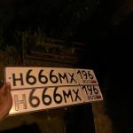 Красивый гос номер Н666МХ 196