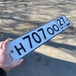 Красивый гос номер Н707ОО 27