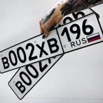 Красивый гос номер В002ХВ 196