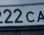 Красивый гос номер С222СА 64