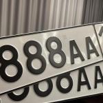 Красивый гос номер Е888АА 196