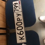 Красивый гос номер К600РУ 799
