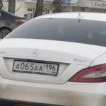 Красивый гос номер А065АА 196
