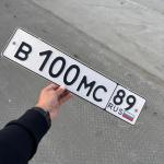 Красивый гос номер В100МС 89
