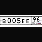 Красивый гос номер В005ЕЕ 96