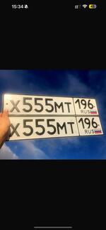 Фото номера Х555МТ 196
