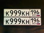 Фото номера К999КН 196