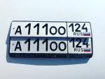 Фото номера А111ОО 124