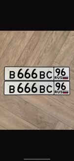 Фото номера В666ВС 96
