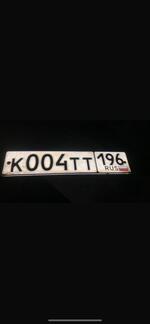 Фото номера К004ТТ 196