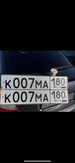 Фото номера К007МА 180