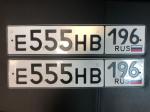 Фото номера Е555НВ 196