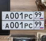 Фото номера А001РС 99