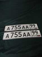 Фото номера А755АА 99