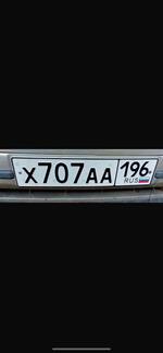Фото номера Х707АА 196