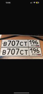 Фото номера В707СТ 196