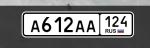 Фото номера А612АА 124