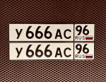 Фото номера У666АС 96