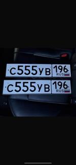 Фото номера С555УВ 196