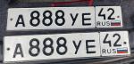 Фото номера А888УЕ 42
