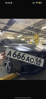 Фото номера А666АО 66