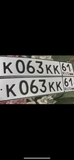 Фото номера К063КК 61