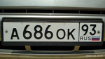 Фото номера А686ОК 93