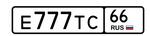 Фото номера Е777ТС 66