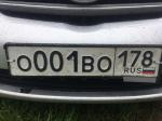 Фото номера О001ВО 178